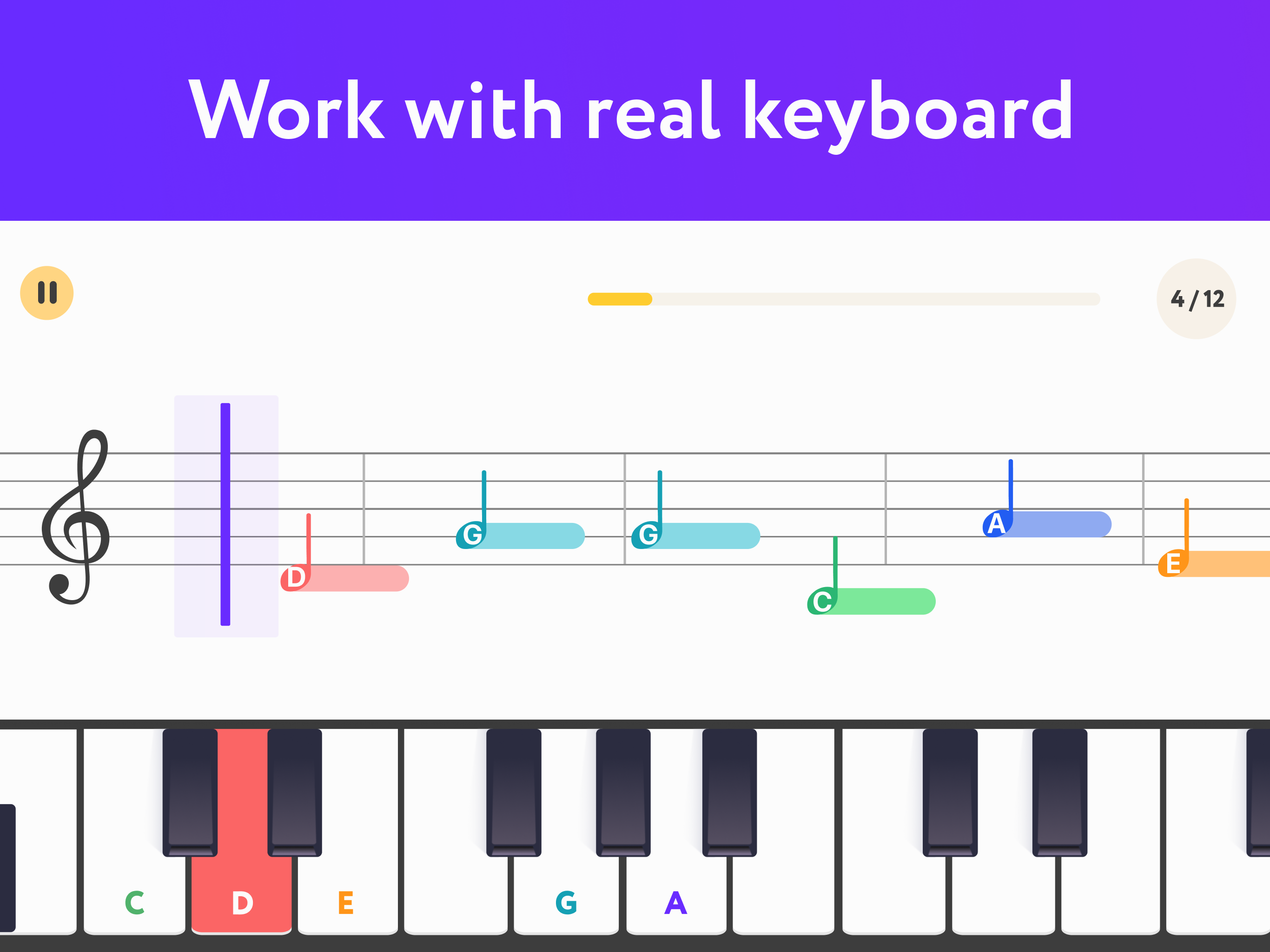Piano Bot: piano lessons screenshot 6
