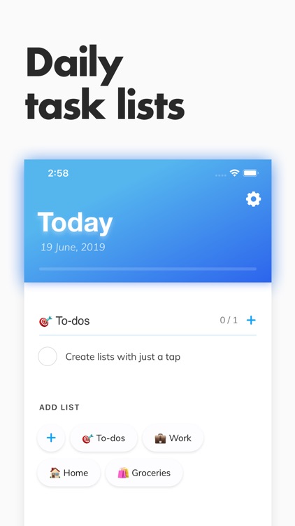 Daylist: Tasks & Reminders