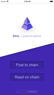 ethie - proof of archive iphone screenshot 1