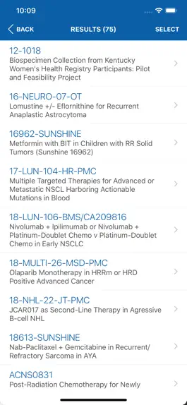 Game screenshot Markey Cancer Clinical Trials hack