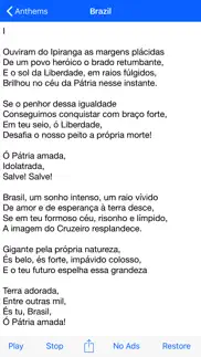 hinos do mundo iPhone Captures Décran 2
