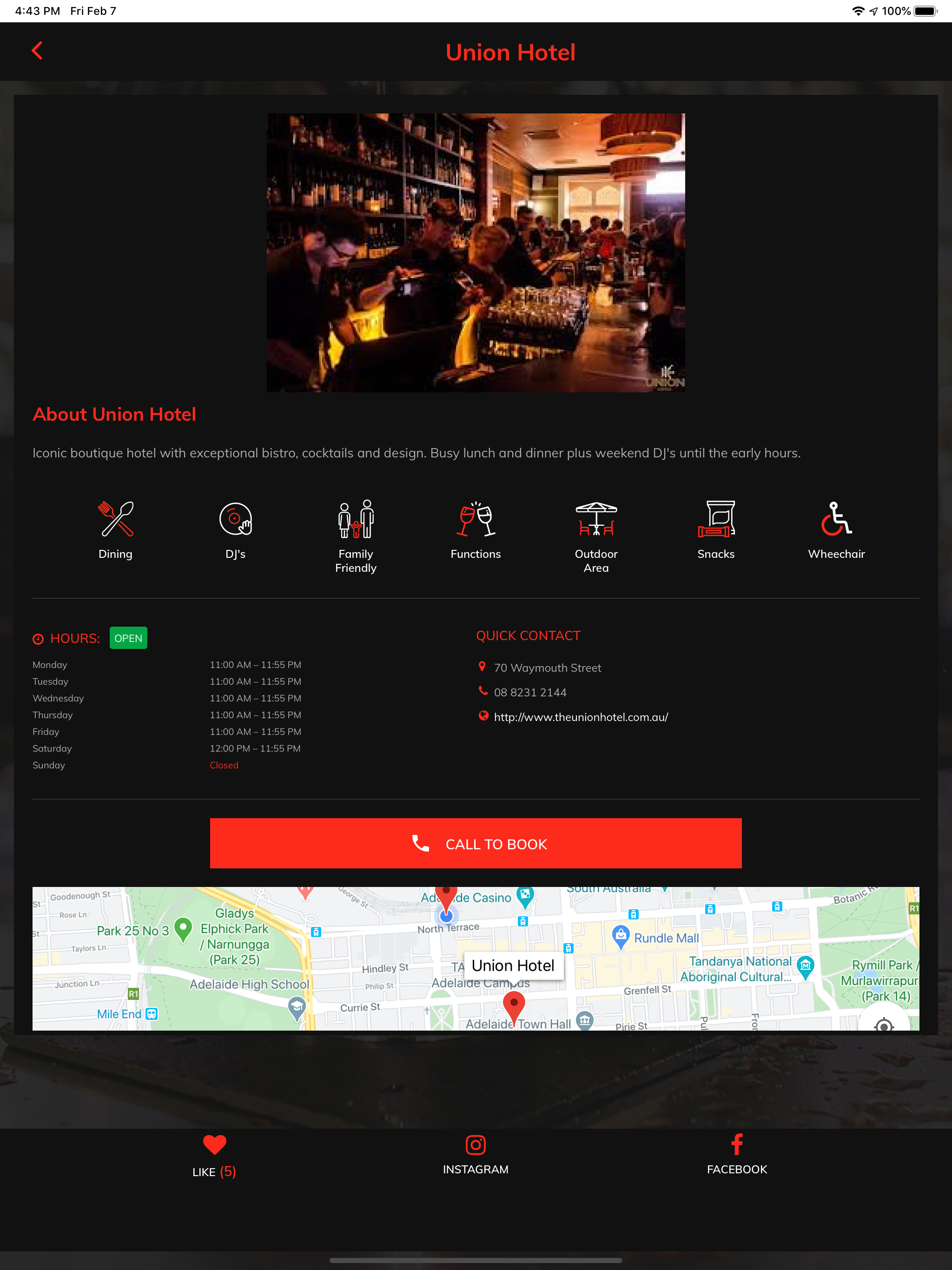 Adelaide Bars Pubs Clubs 2020