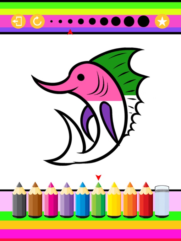 Coloring Book for Learning Art iPad screenshot