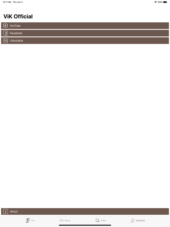 ViK iPad screenshot 4 - Music app
