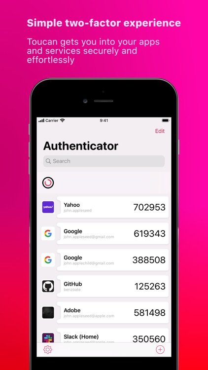 Toucan Authenticator