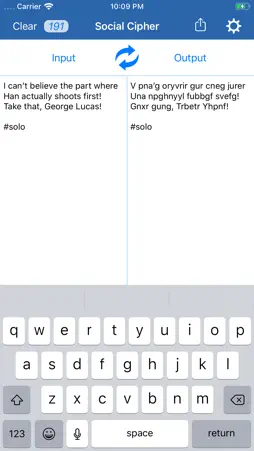 Social Cipher screenshot 1