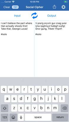 Social Cipher screenshot 1