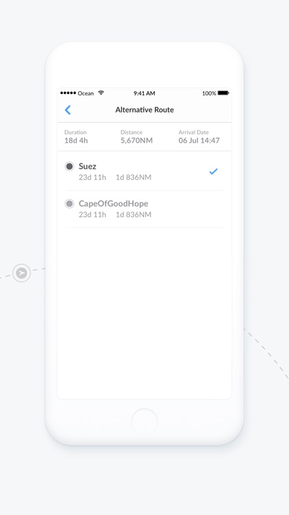 Signal Ocean - Distance Tool