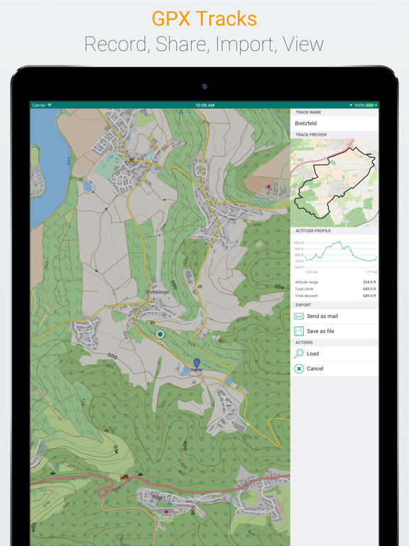 Screenshot #5 pour mAPP - Offline Mapping App