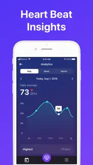 heart rate monitor - pulse app iphone images 3