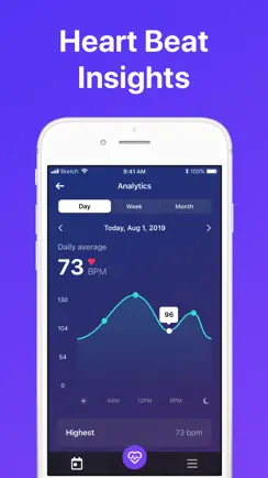 Heart Rate Monitor - Pulse App iPhone image 3