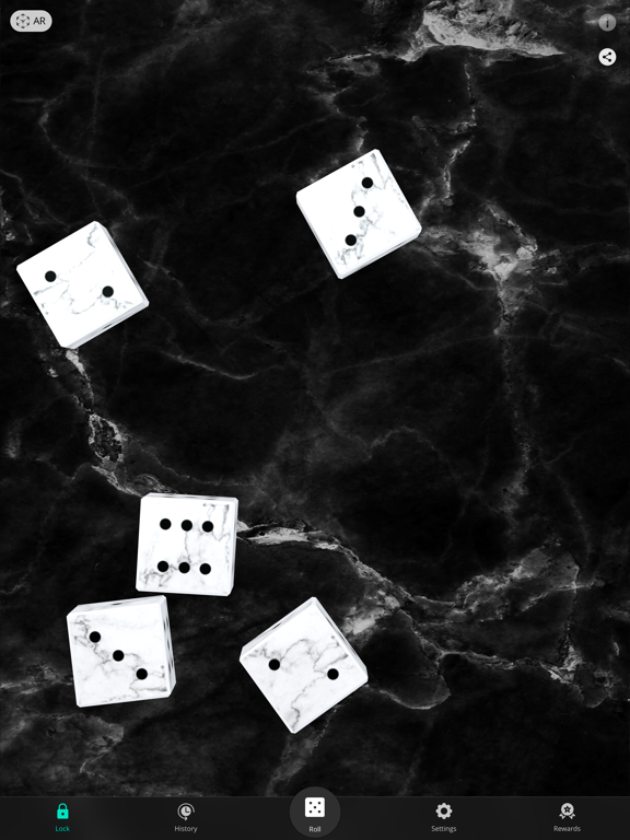 DiceRoller AR 骰子摇 iPad screenshot 3 - Games app