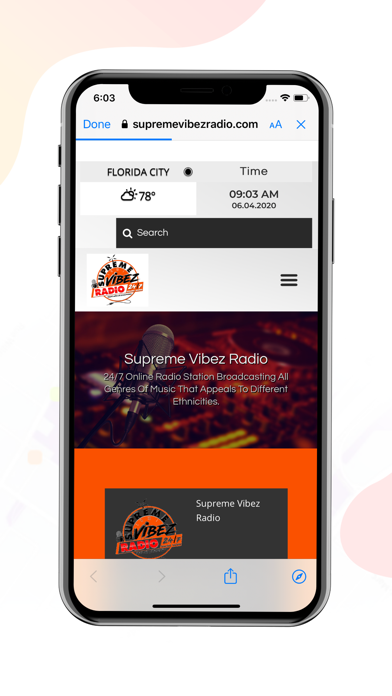 Supreme Vibez Radio iPhone screenshot 3 - Music app