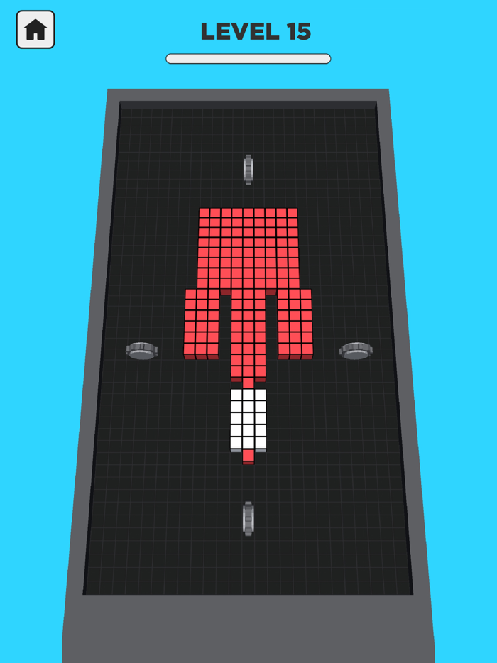 Color Cube Crush 3D Saw Cut