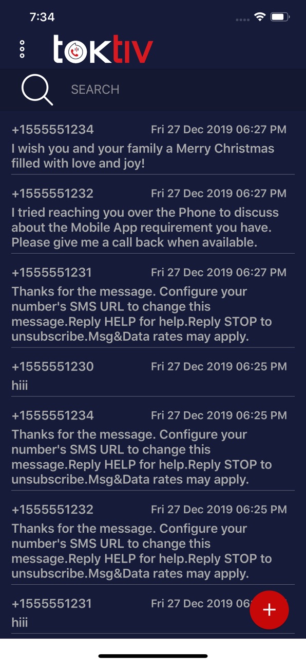 iPhone screenshot