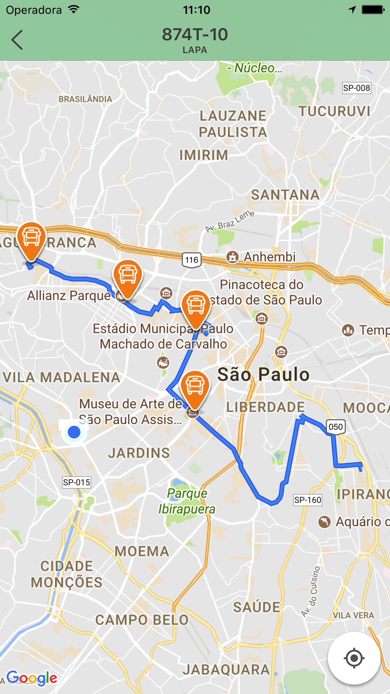 Screenshot do app Leve-me: Mobilidade urbana