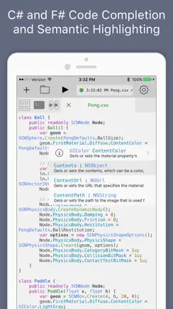 Continuous .NET C# and F# IDE iPhone image 1