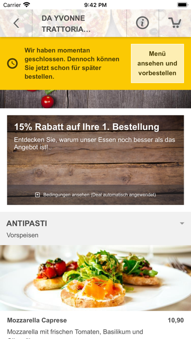 Screenshot #3 pour Da YVONNE Pizzeria & Shop