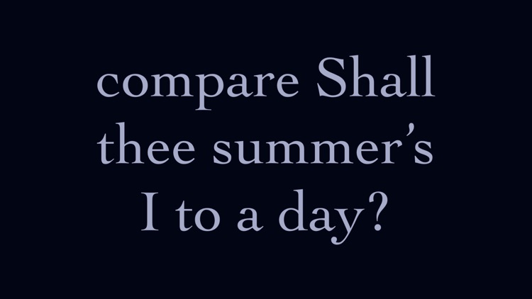 Shakespeare's Sonnets: