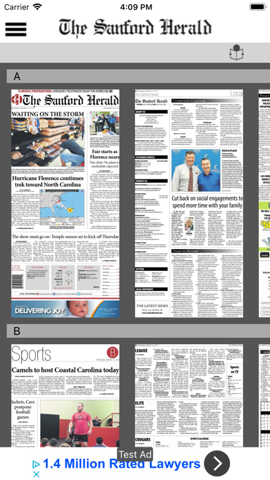 The Sanford Herald iPhone screenshot 5 - News app