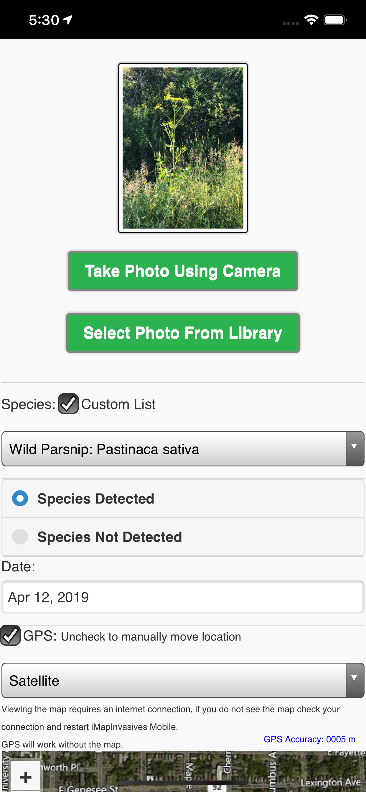 iMapInvasives Mobile