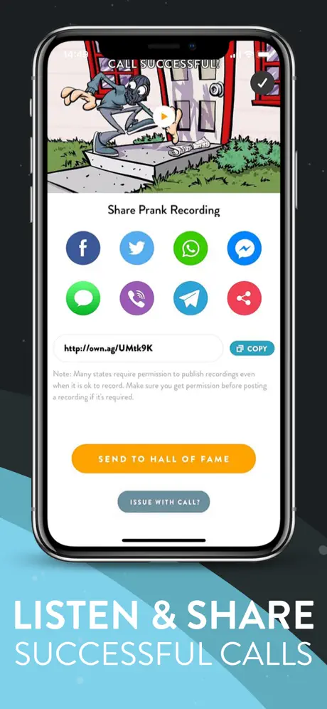 Prank Call App: Ownage Prank‪s