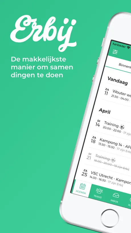Erbij - wie komen er?