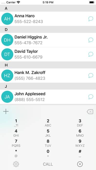 Screenshot #1 pour T9 Speed Dialer