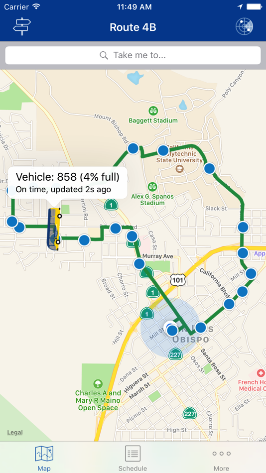 #1. SLO Transit (iOS) 由: Bishop Peak Technology, Inc