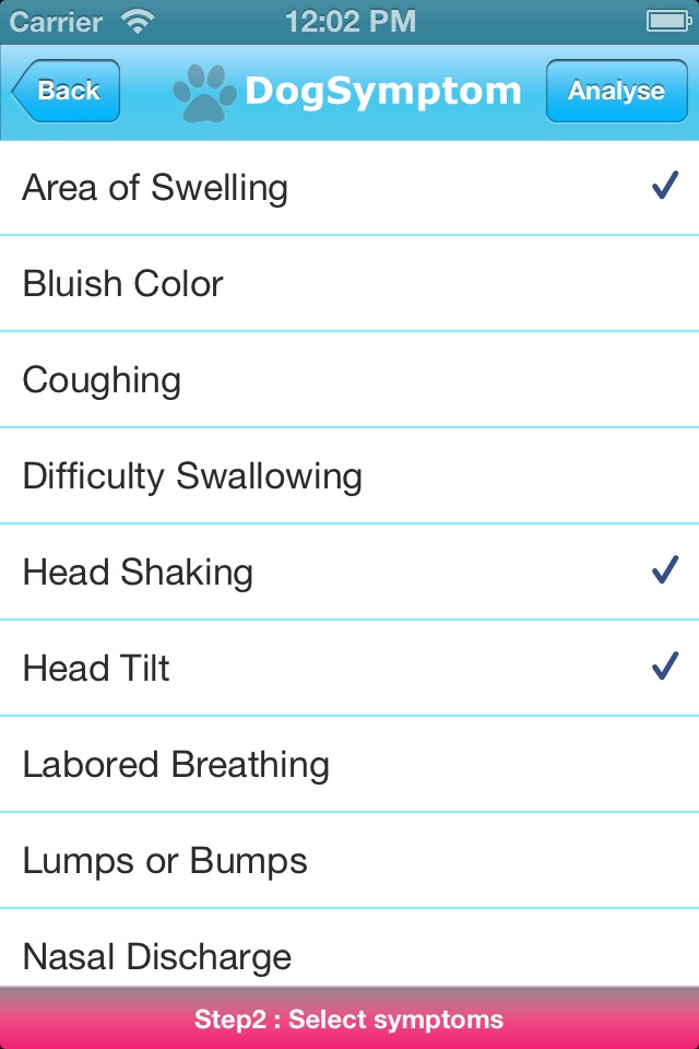 Dog Symptom Checker screenshot 2