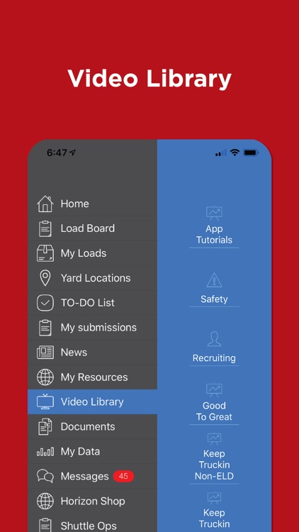 Horizon Transport Mobile