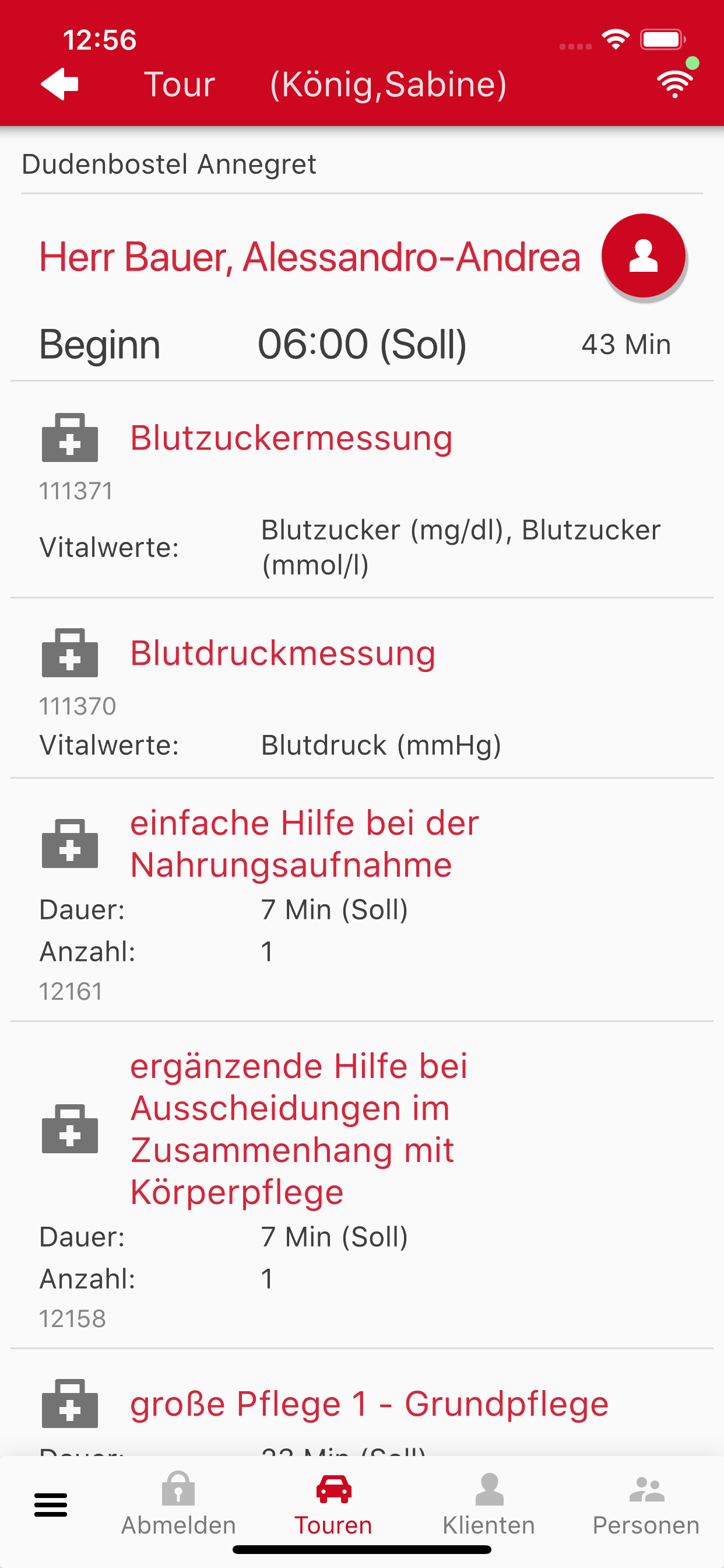 ProfSys ambulant screenshot 3