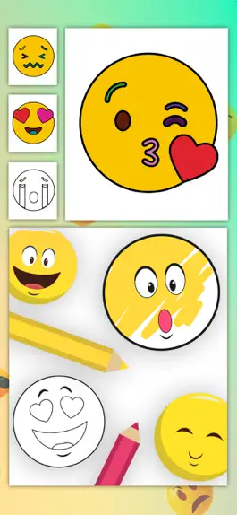Game screenshot My Emoji coloring book game hack