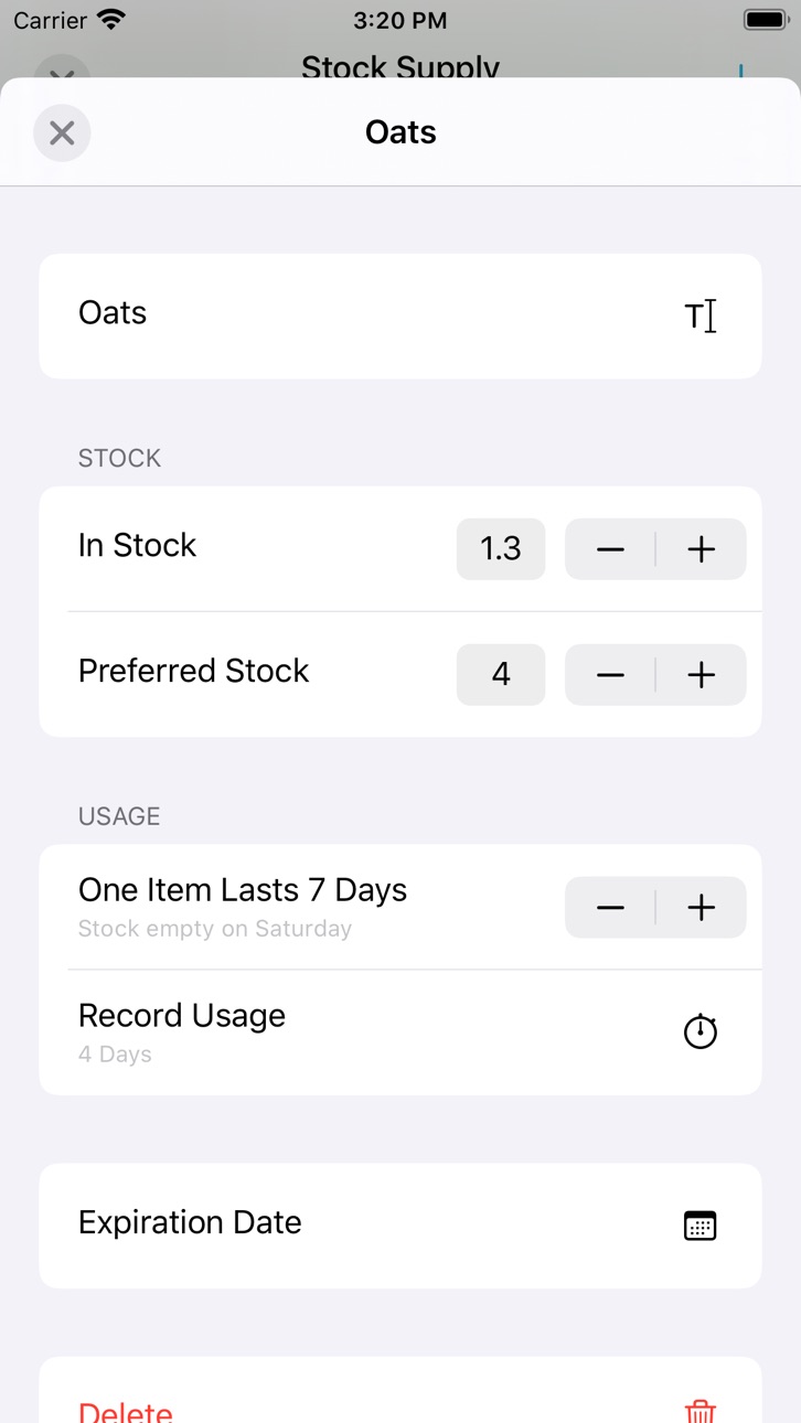 iPhone screenshot