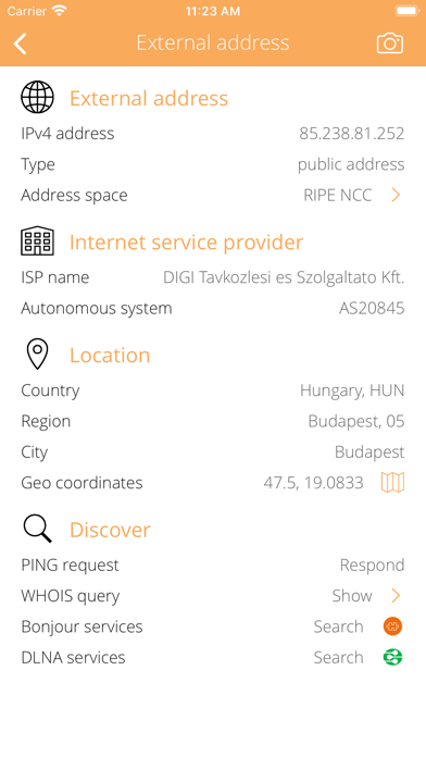 Air Address Screenshot