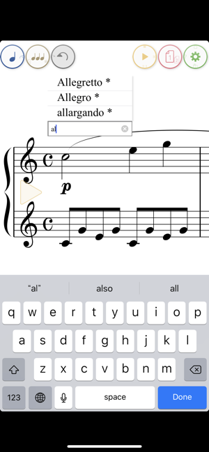 Touch Notation Screenshot