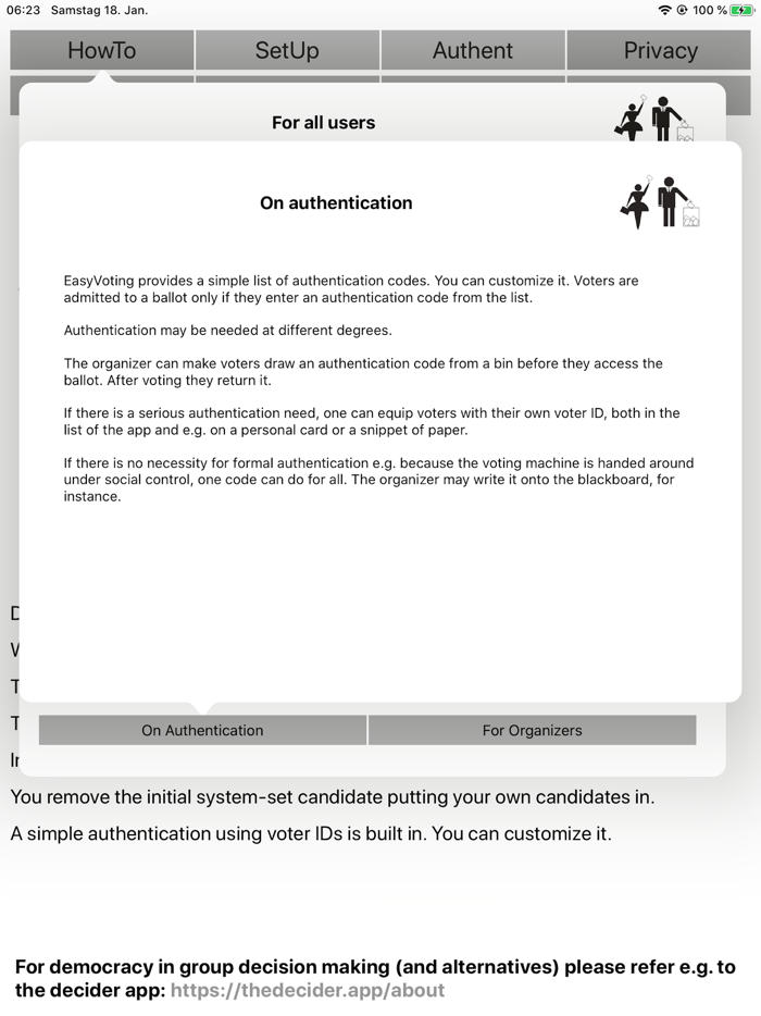 EasyVoting-2 for groups