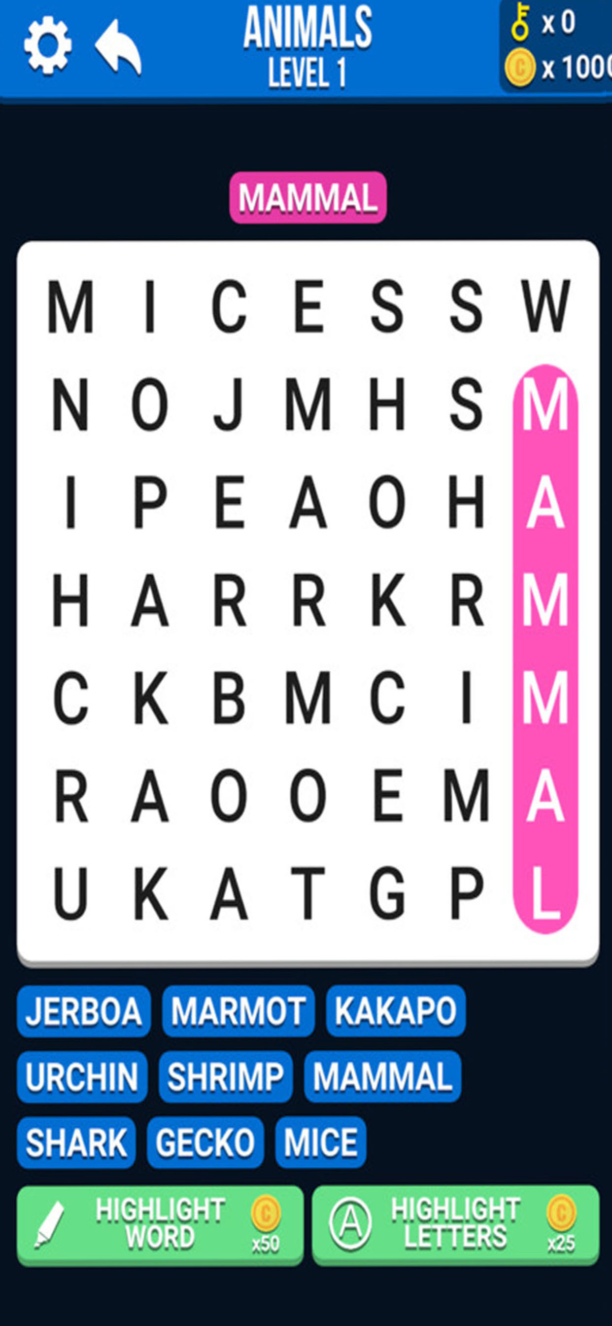 Word Cross Puzzles Search screenshot 3