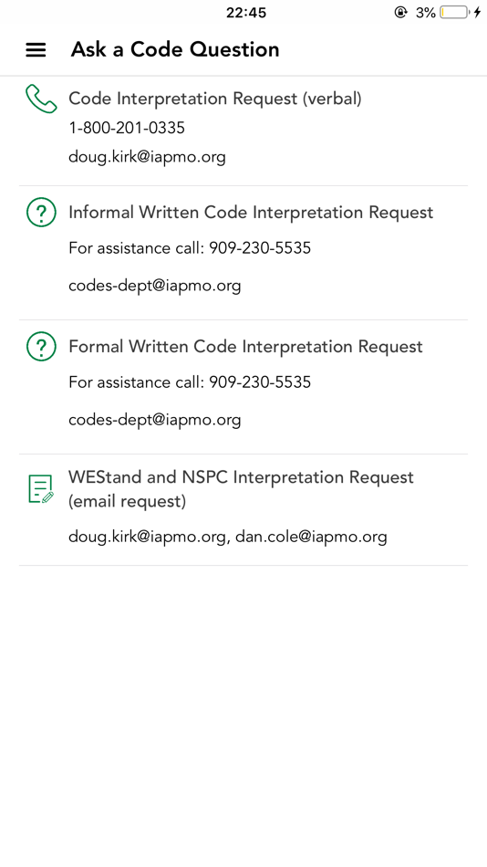 #10. IAPMO Codes (iOS) 由: IAPMO