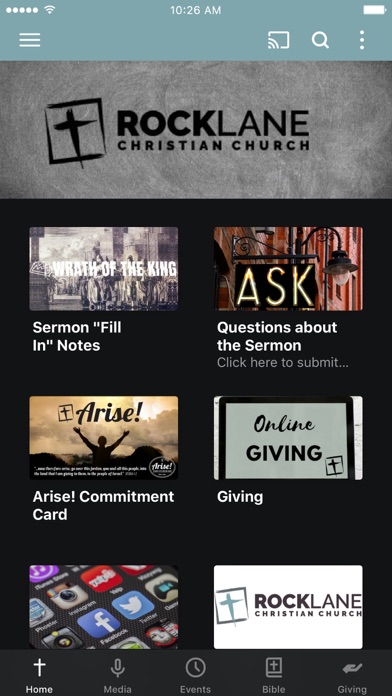 Rocklane Christian Church Screenshot