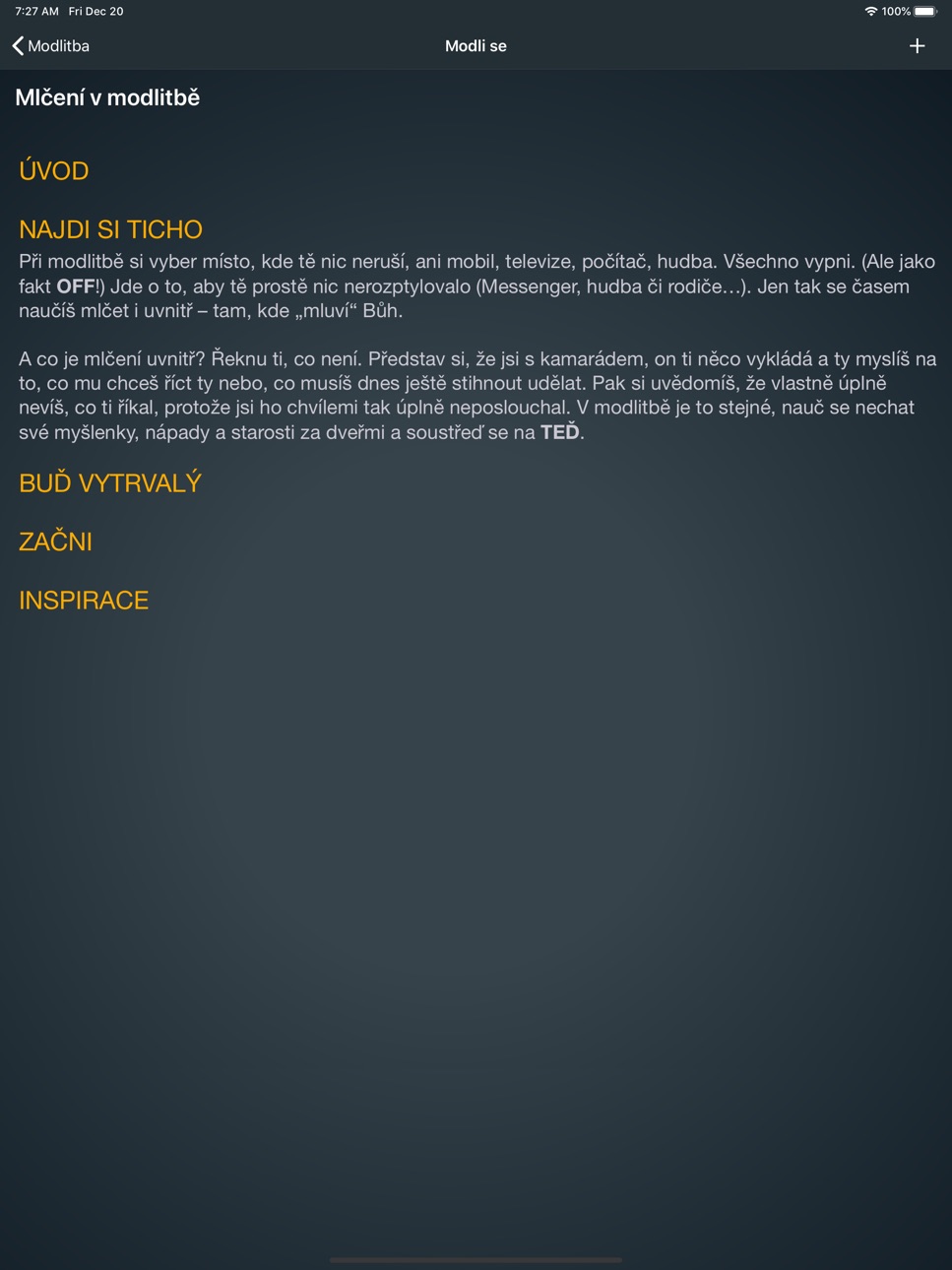iPad screenshot