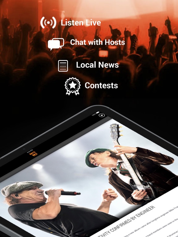 94.5 KATS iPad screenshot 1 - Music app