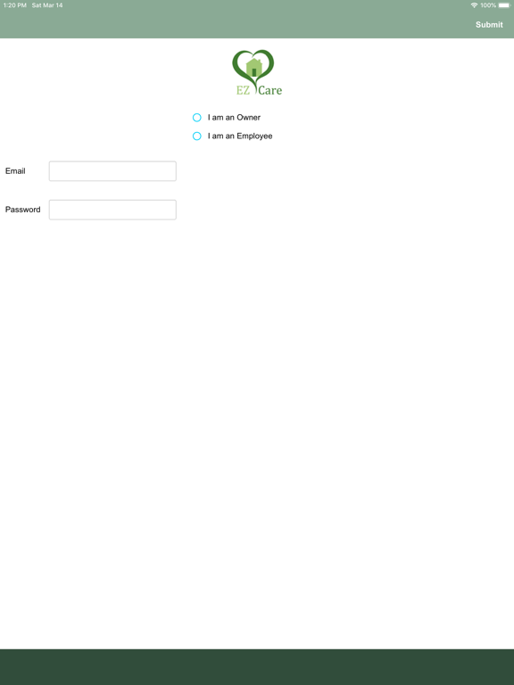 EZ Home Care iPad screenshot 1 - Productivity app