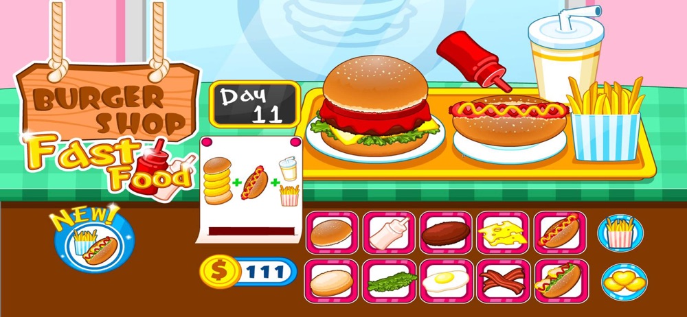 Burger shop fast food Cheat Codes