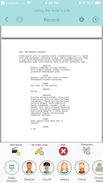 Screenshot #3 pour The Actor's Lines