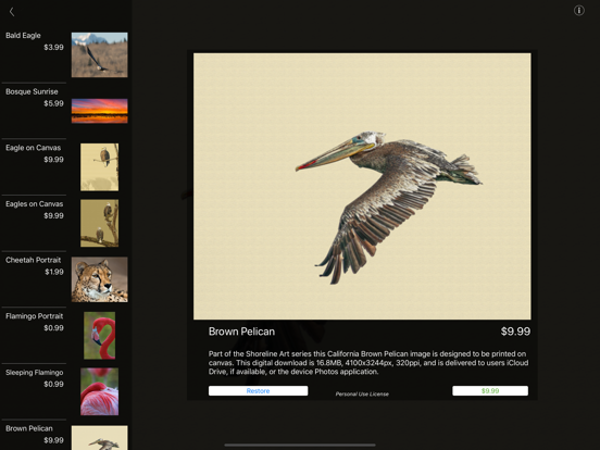 Nature and Wildlife Pictures iPad screenshot 9 - Photo & Video app
