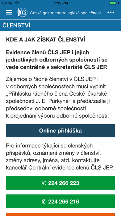Česká gastroenterologická spol screenshot 2