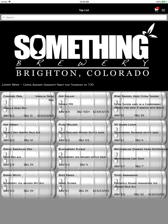 Something Brewery App