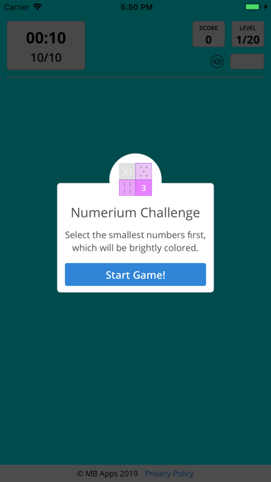 screenshot of Numerium Challenge 1