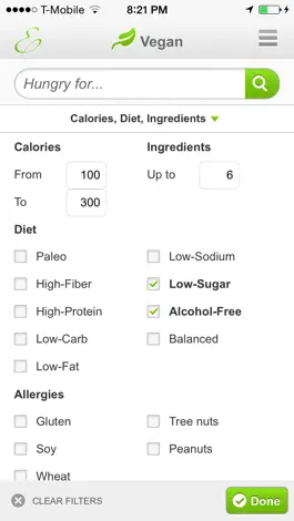Game screenshot Vegan Recipes and Nutrition apk